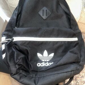 Adidas Black and White Men's Backpack